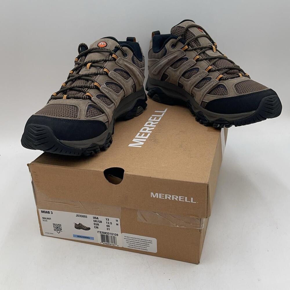 Merrell Moab 3 Shoes Mens Size 13 Walnut Brown Low Top Hiking Sneakers J035893